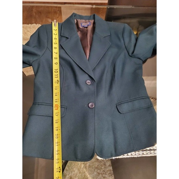 Pendleton Women's Wool Two Buttons Single Breasted Long Sleeve Blazer Size 10 - Picture 11 of 11
